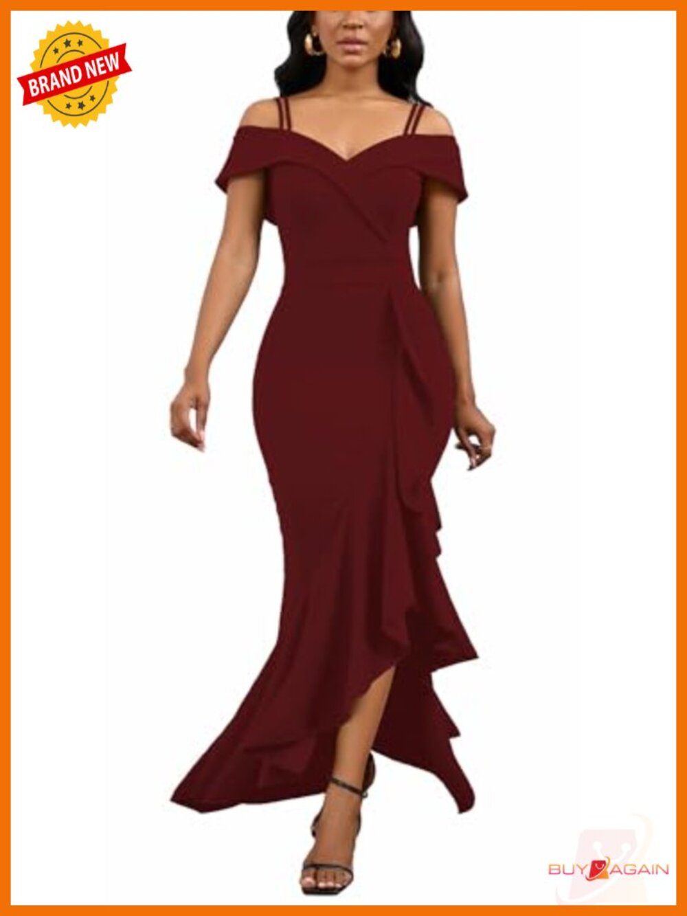 Women's Sleeveless Mermaid Formal Dress Wedding Guest Bridesmaid Evening Gown